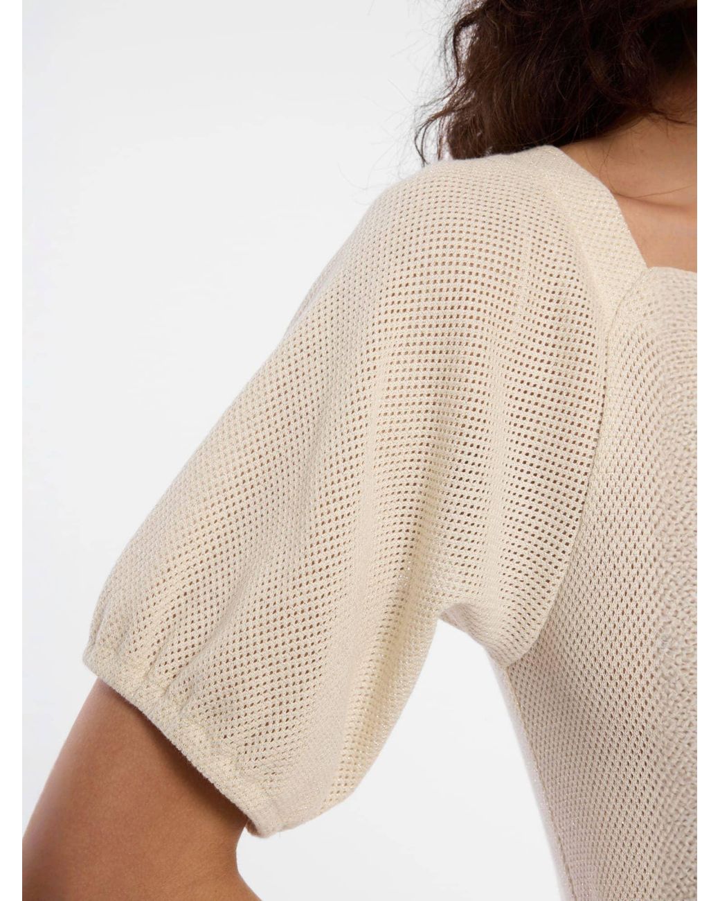 Ana Alcazar White Strickkleid Danya