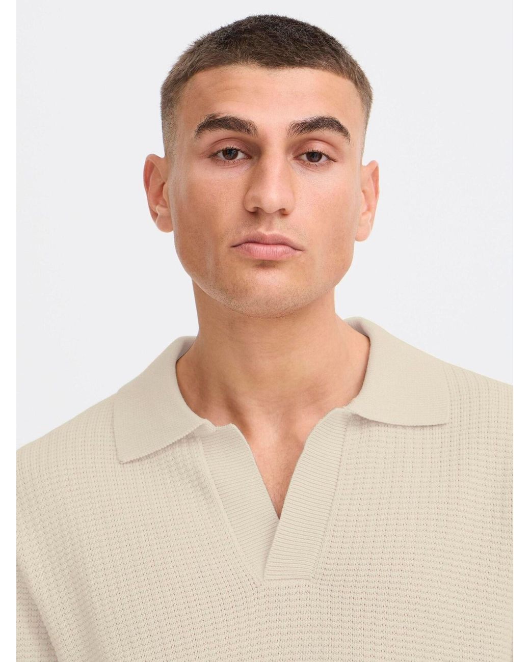 Solid Strickpullover Sdrhett in White für Herren