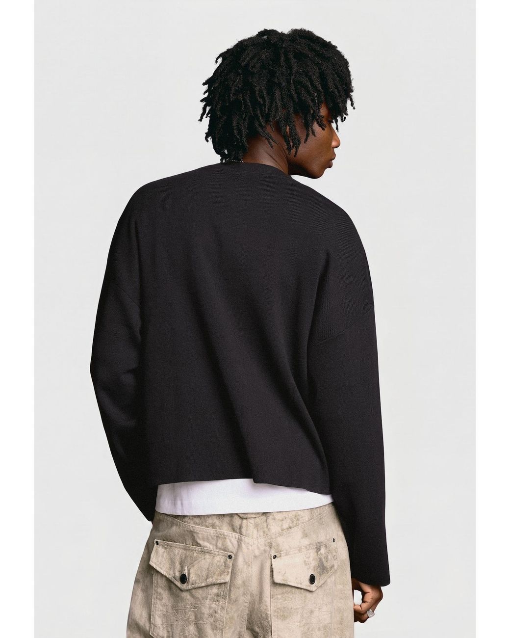 Bershka Pullover in Black für Herren