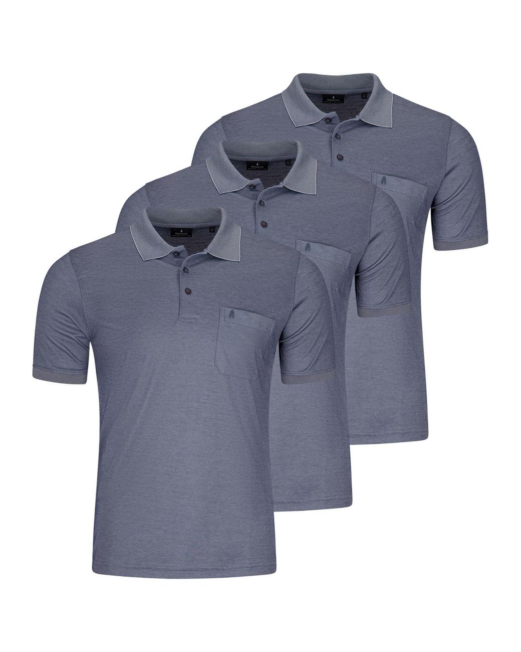 RAGMAN Shirt Basic in Blue für Herren