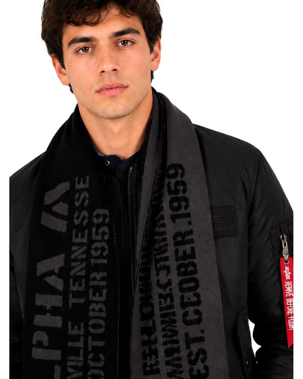 Alpha Industries Schal in Black für Herren