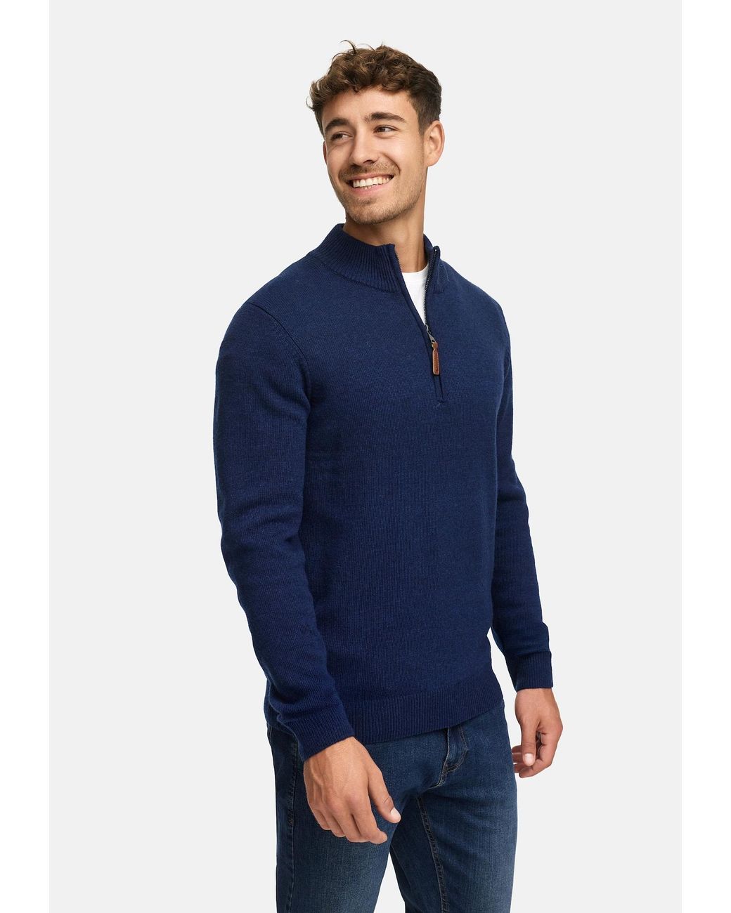 INDICODE Pullover Inmargous in Blue für Herren
