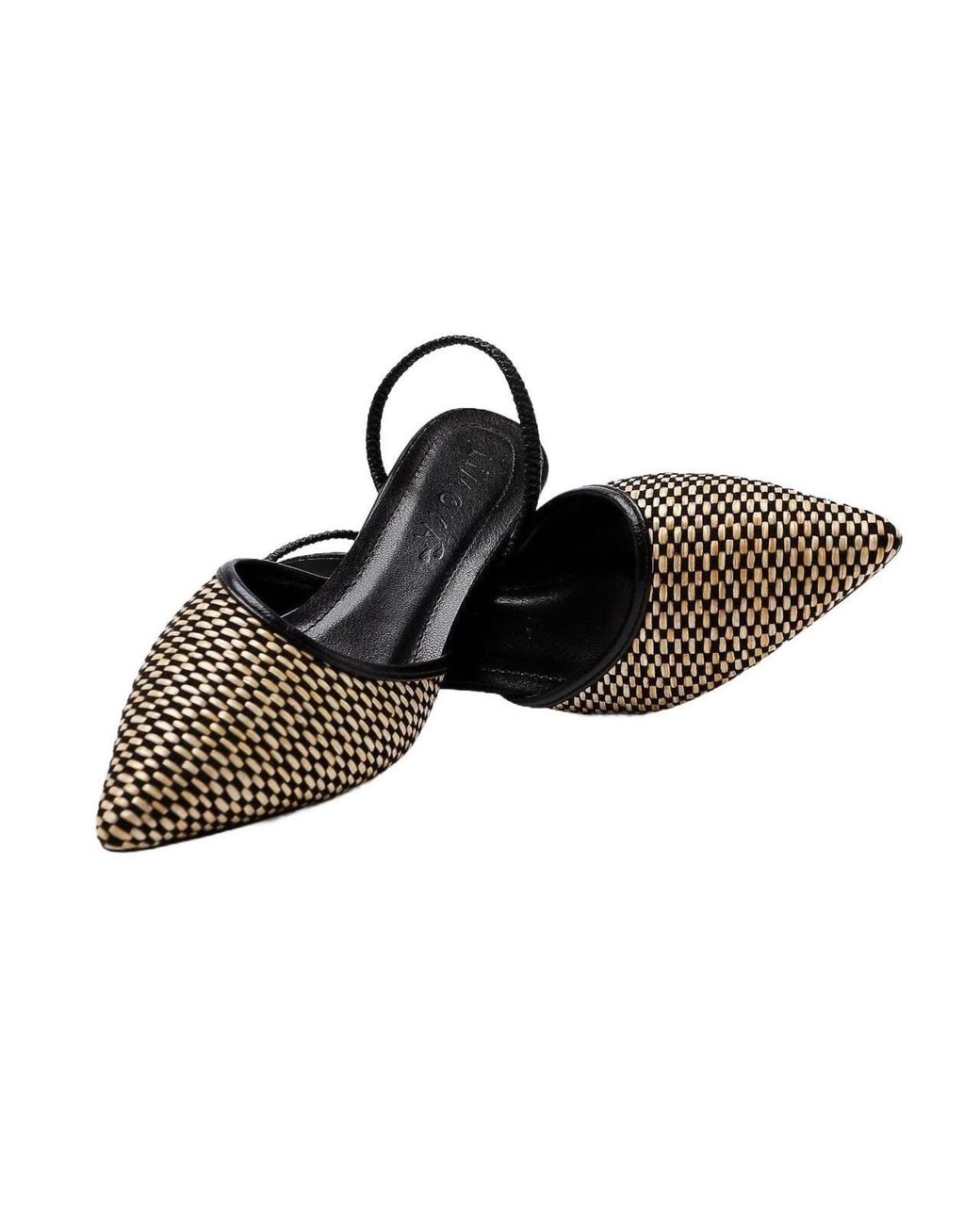 Limoya Black Slingpumps Rosa