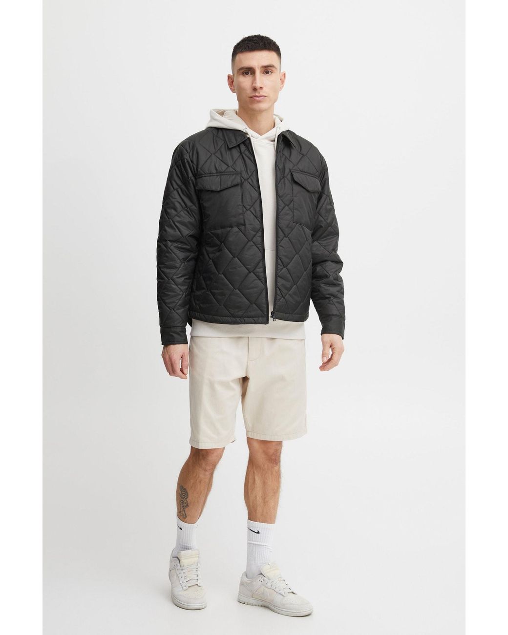 Solid Steppjacke Erhard in Black für Herren