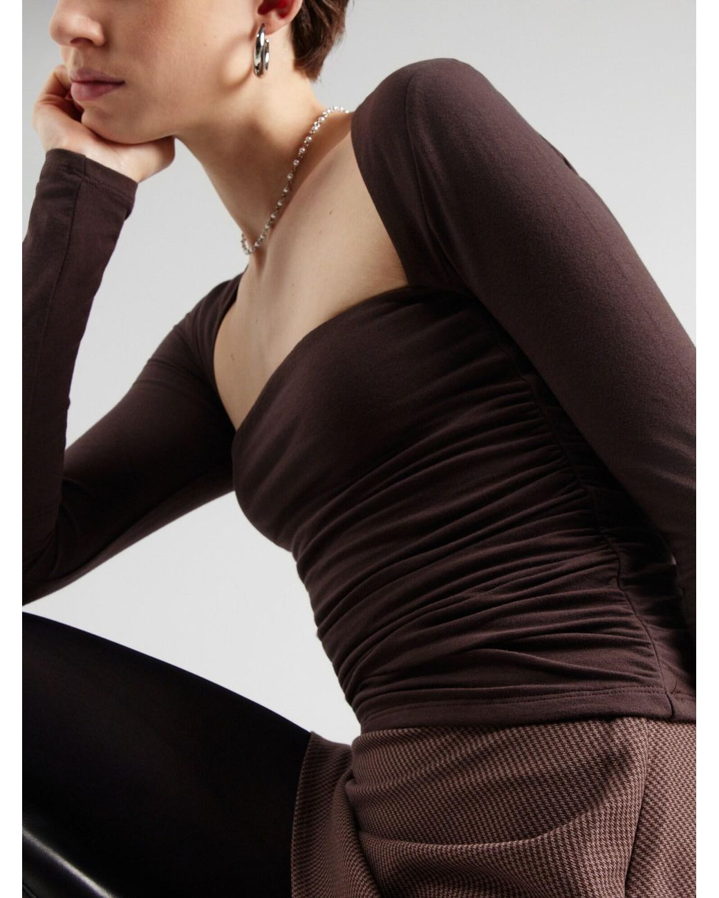 Abercrombie & Fitch Brown Shirt