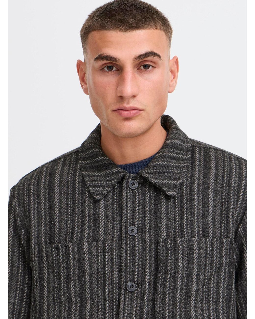 Solid Übergangsjacke Sdrowe in Gray für Herren