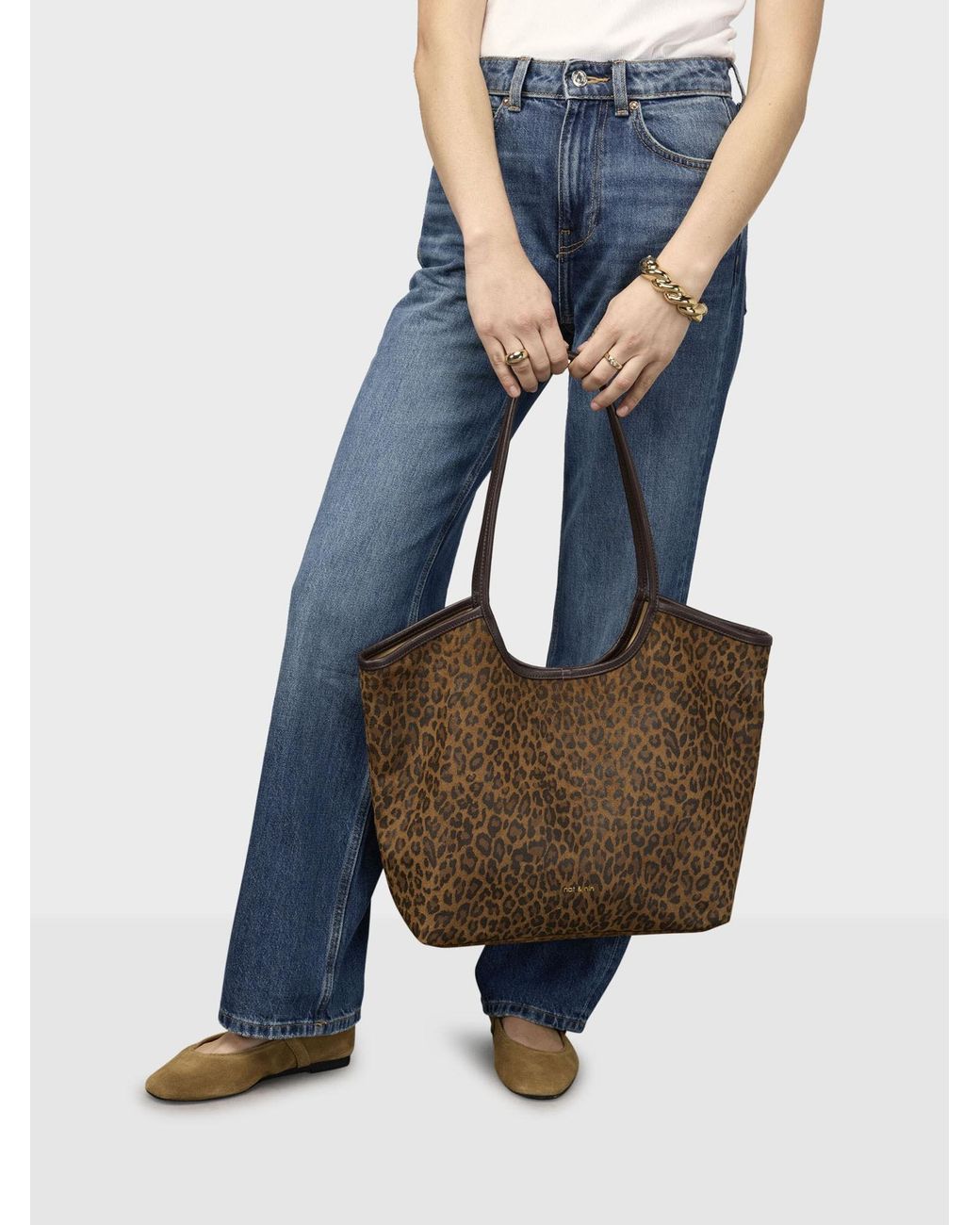 Nat & Nin Brown Shopper Milan