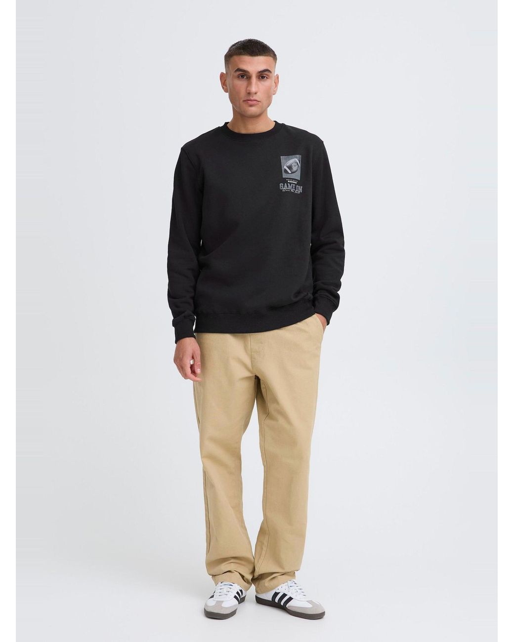 Solid Sweater Sdswinton in Black für Herren
