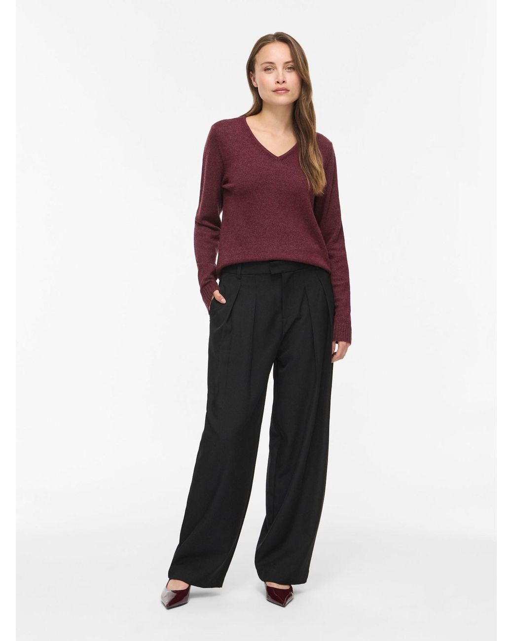 Vila Red Pullover Viril