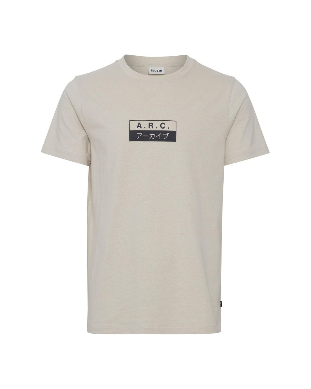 Solid Shirt in Gray für Herren
