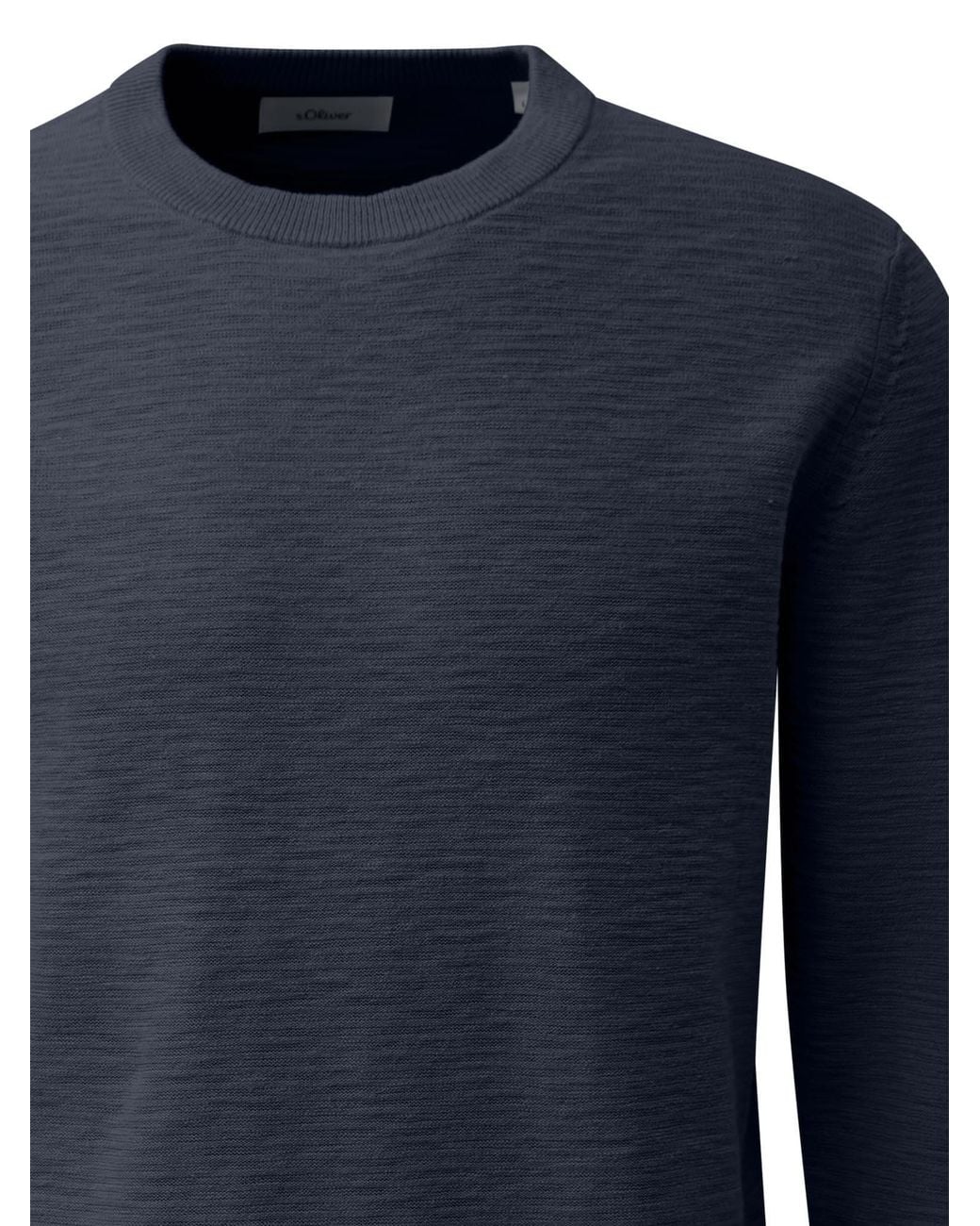 S.oliver Sweatshirt Basic in Blue für Herren