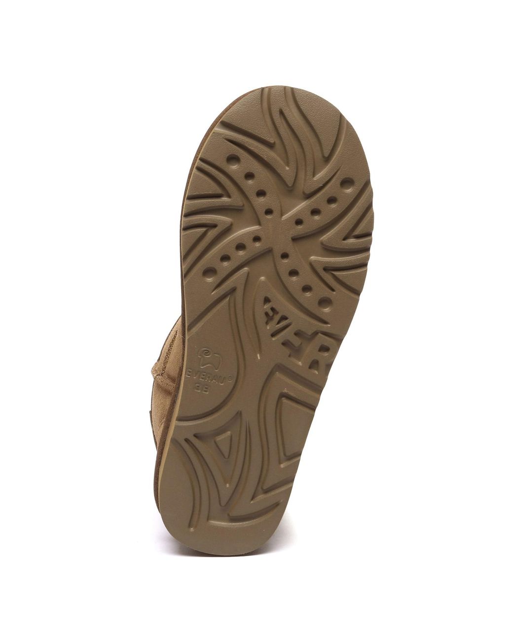 EVER AU Brown Boots Ostrich