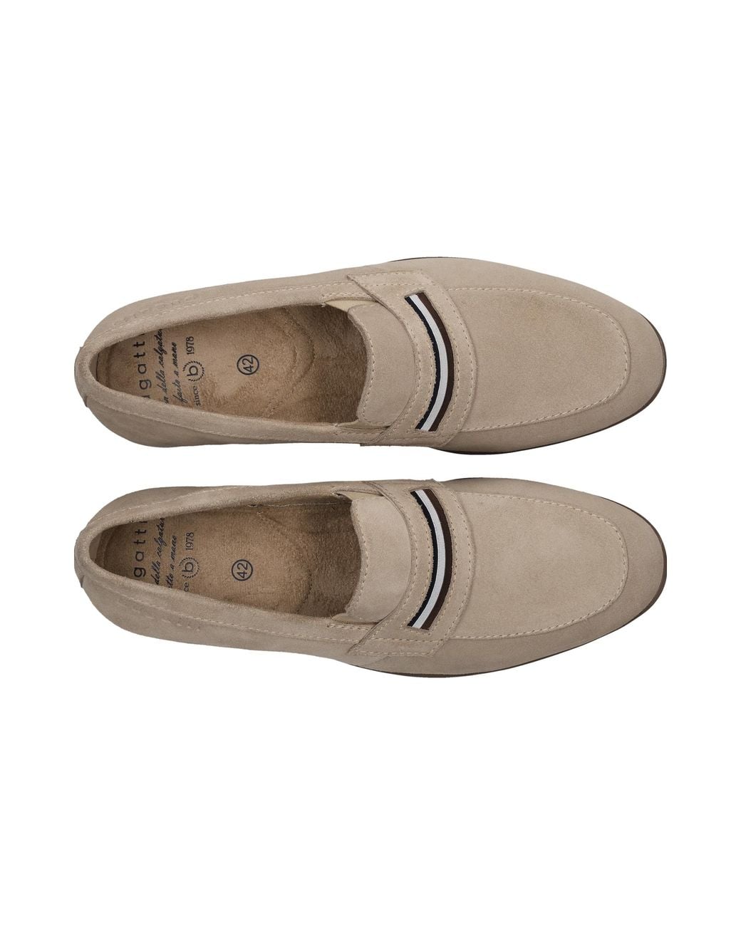 Bugatti Slipper in Natural für Herren