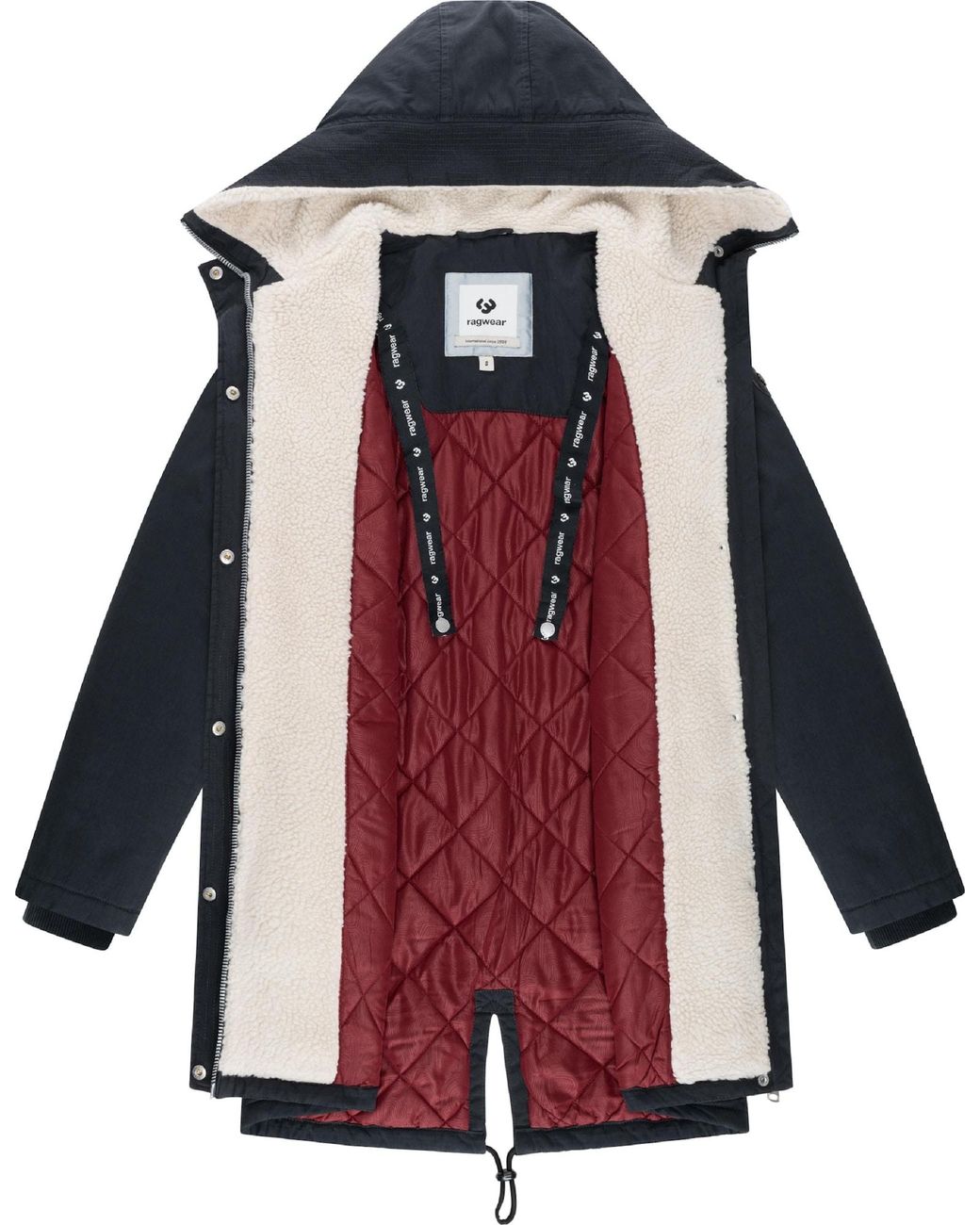 Ragwear Black Parka Coogle Youmodo