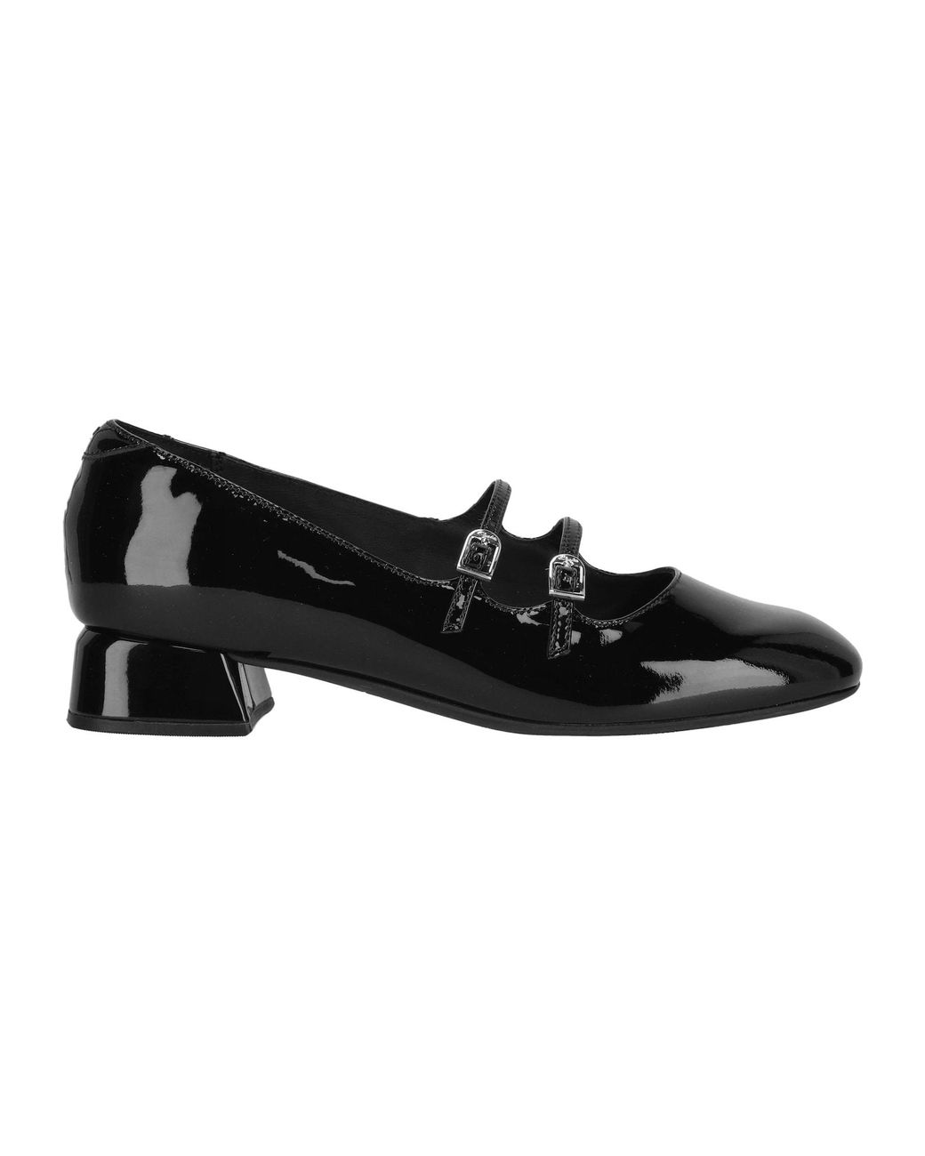 Clarks Black Daiss30 Shine Pumps aus glänzendem Lackleder