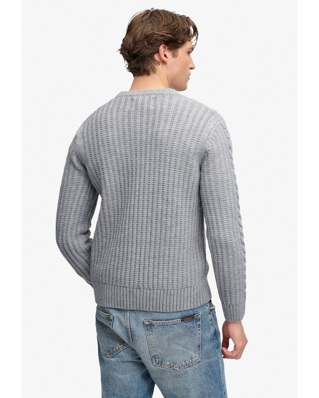 Superdry & Co Pullover Jacob in Gray für Herren