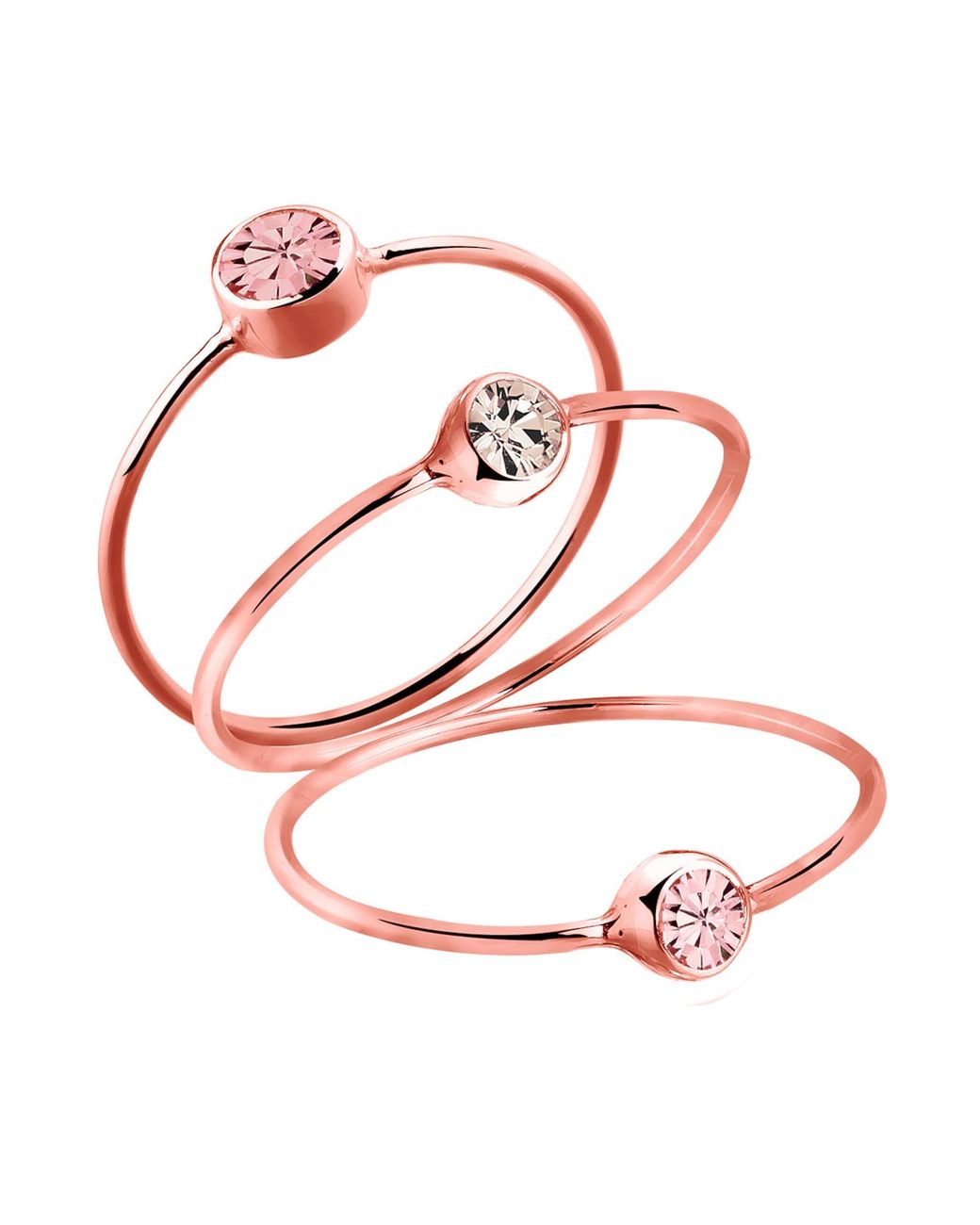 Elli Jewelry Pink Ring