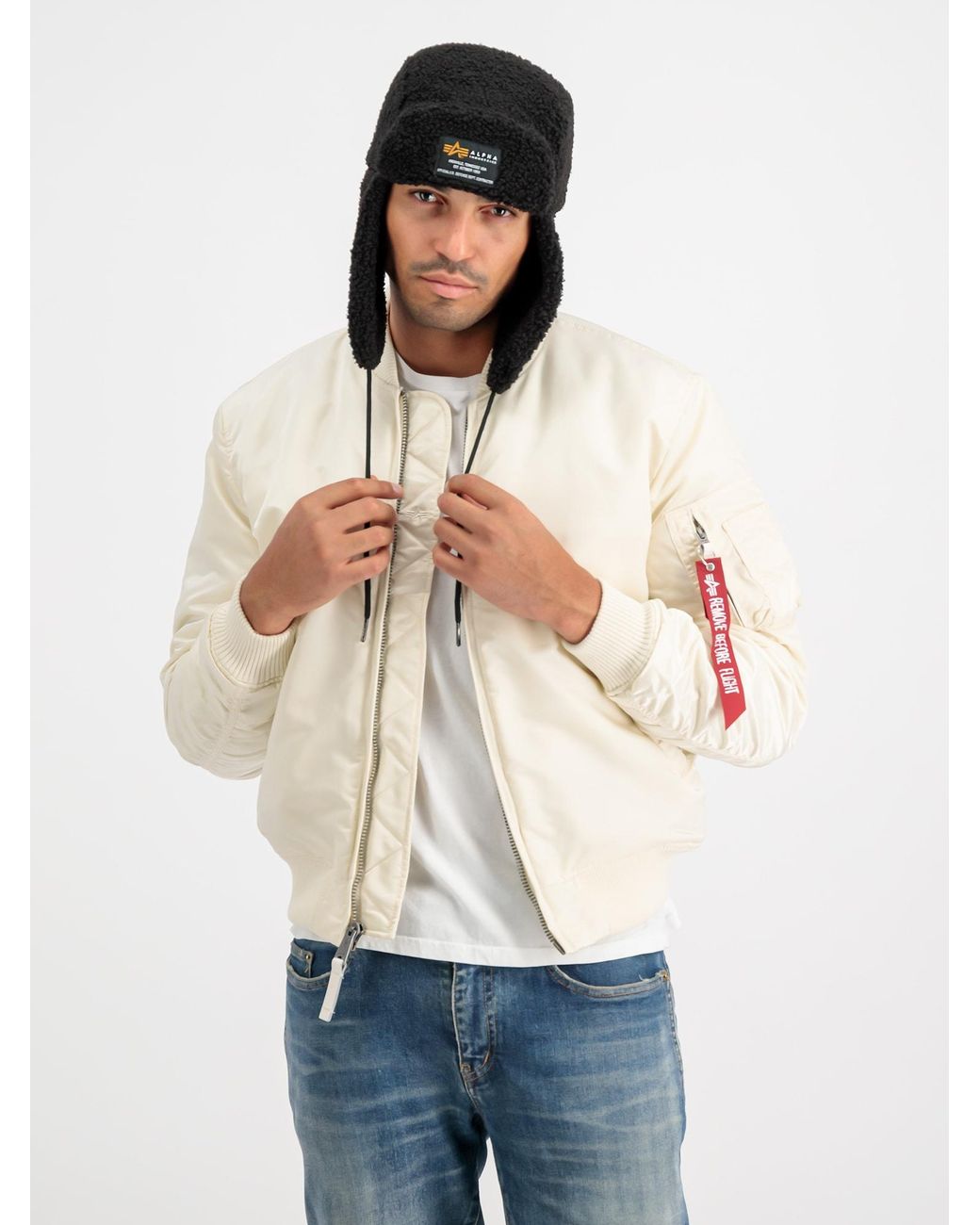 Alpha Industries Black Mütze