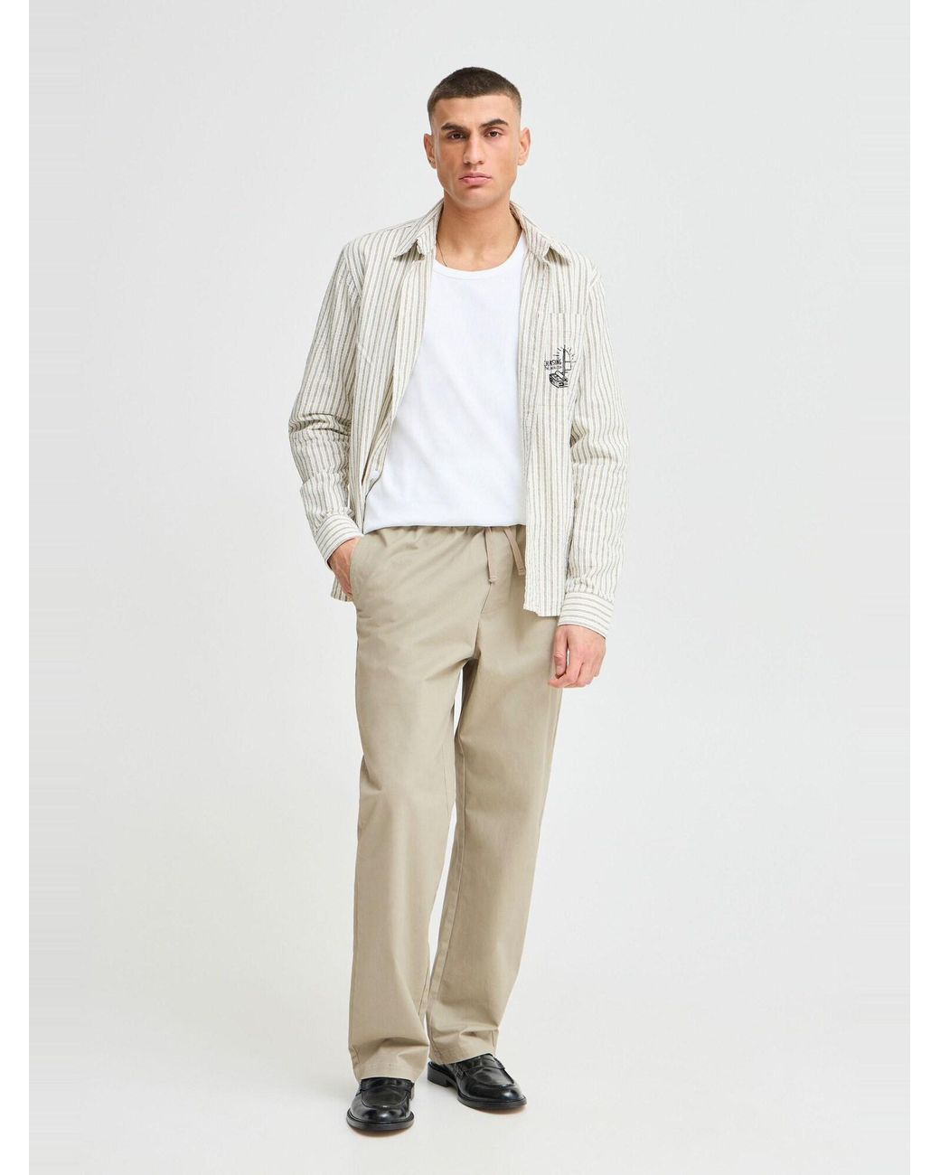 Solid Chinohose Sdalann Elast in Natural für Herren