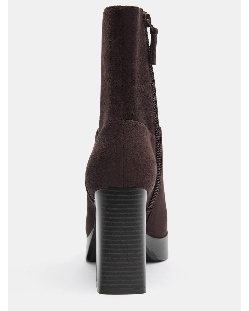 Pull&Bear Brown Stiefelette
