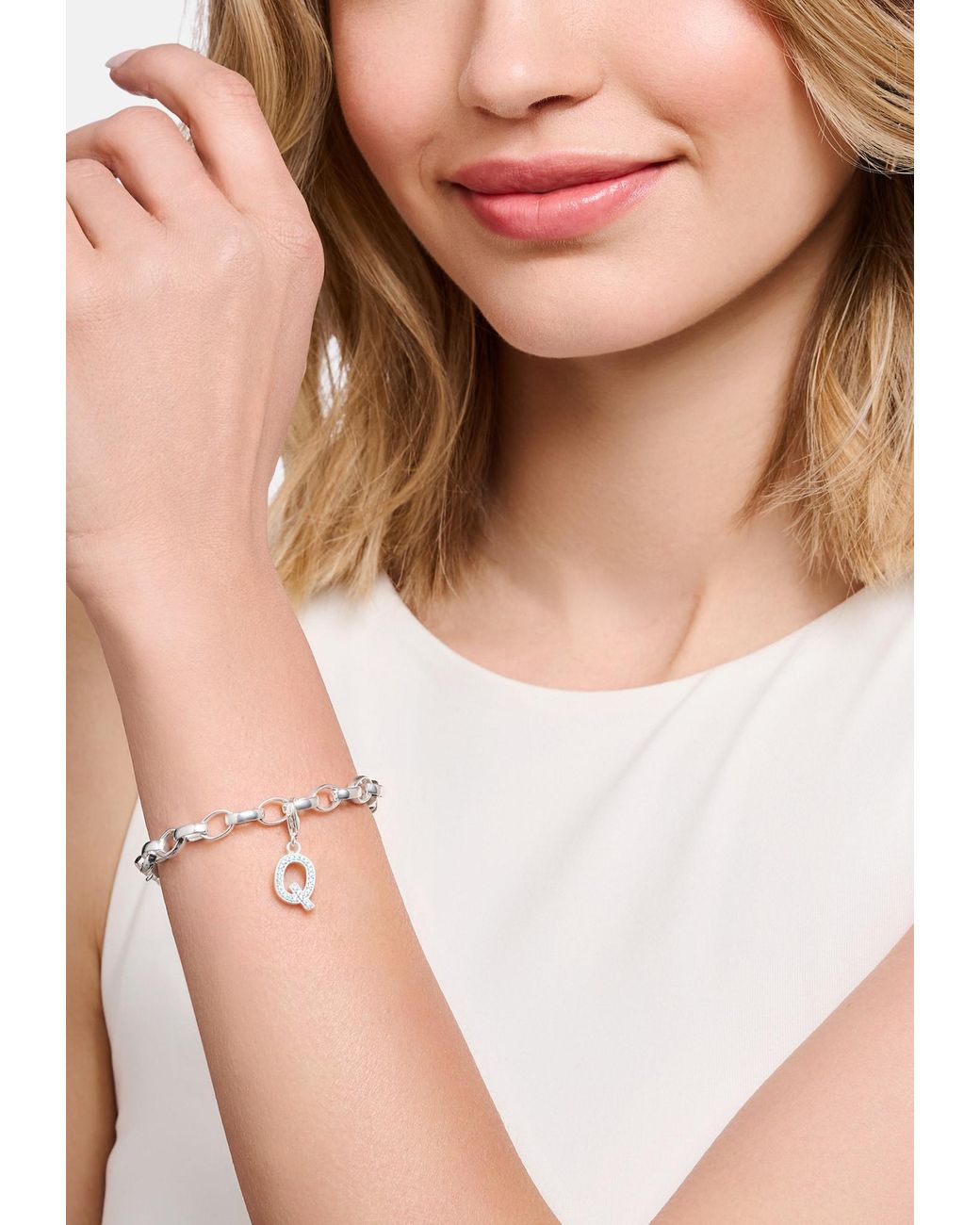 Thomas Sabo White Anhänger Q