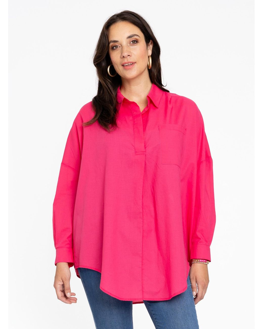 Yoek Pink Bluse