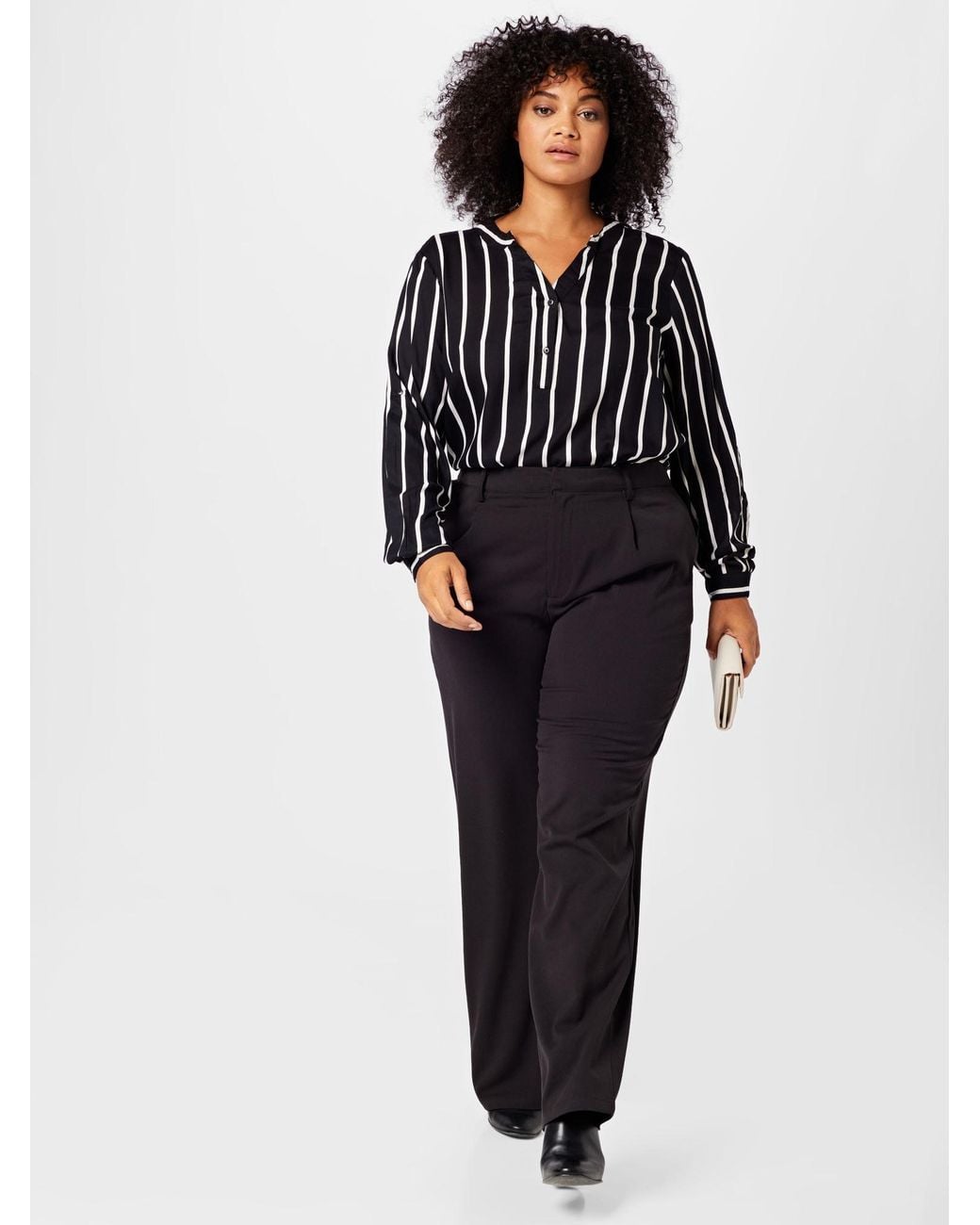 Kaffe Black Bluse Sida