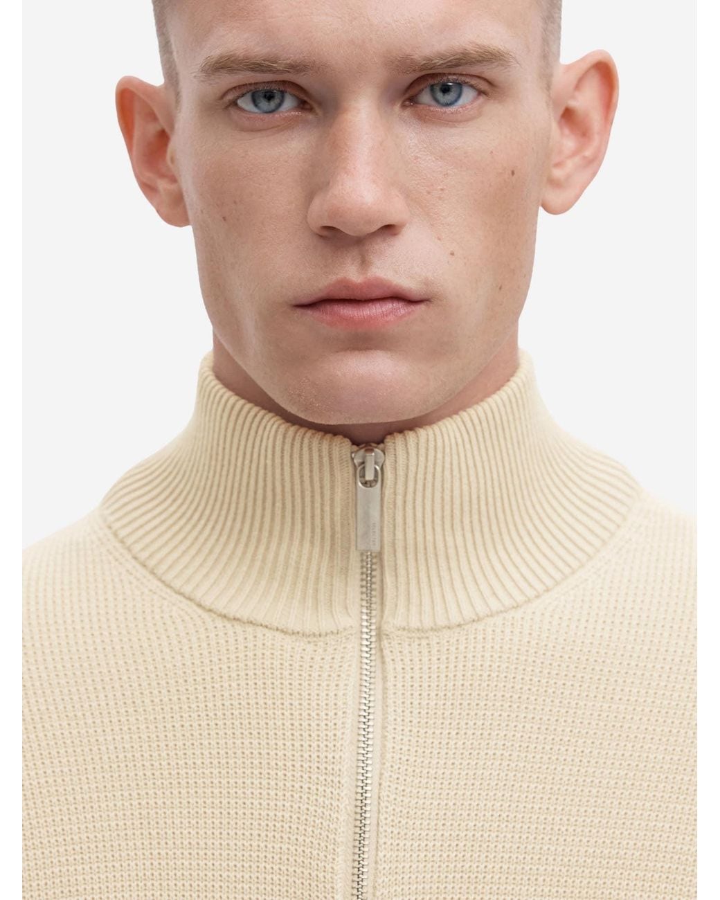 SELECTED Pullover Dane in Natural für Herren