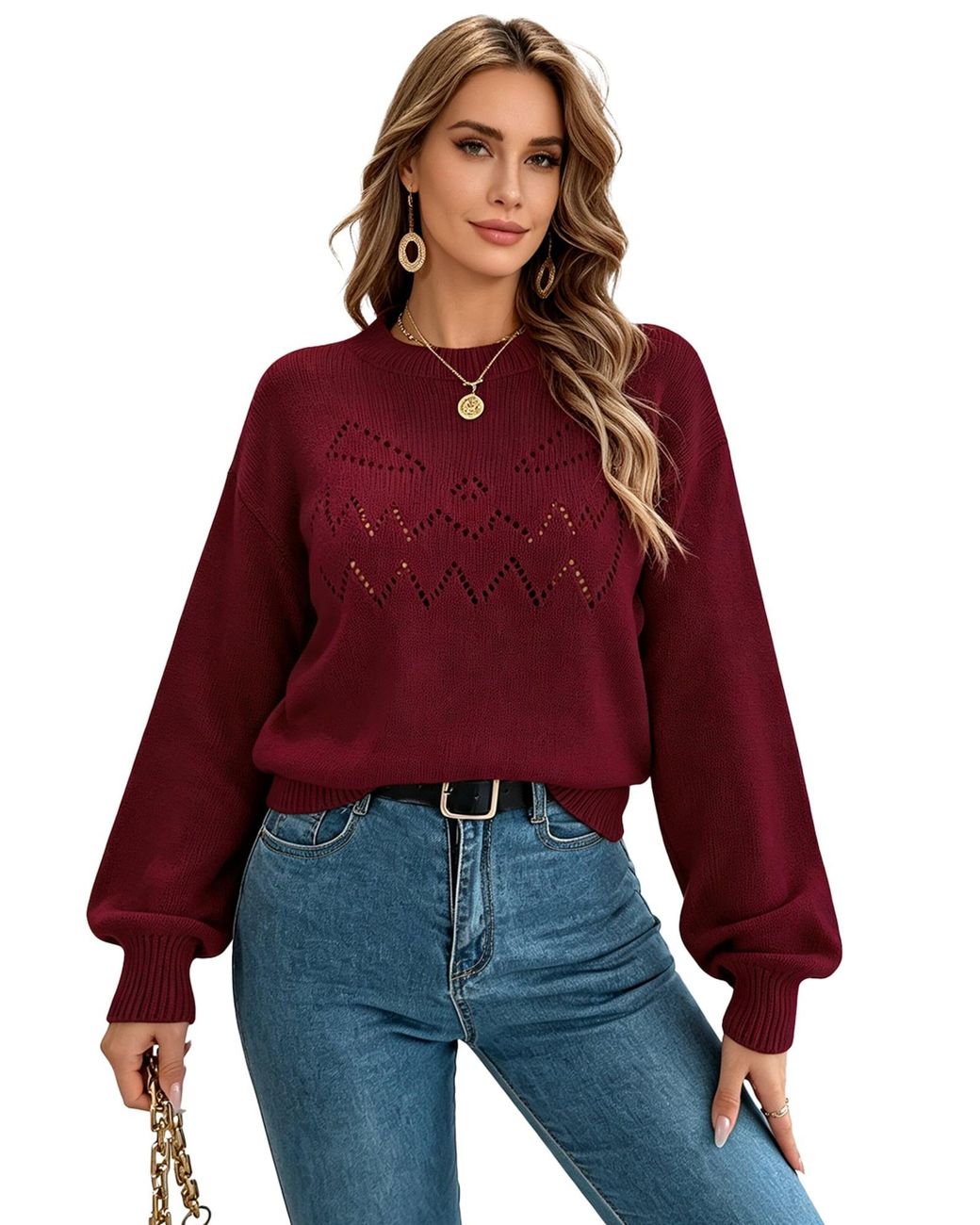 KoJooin Red Pullover
