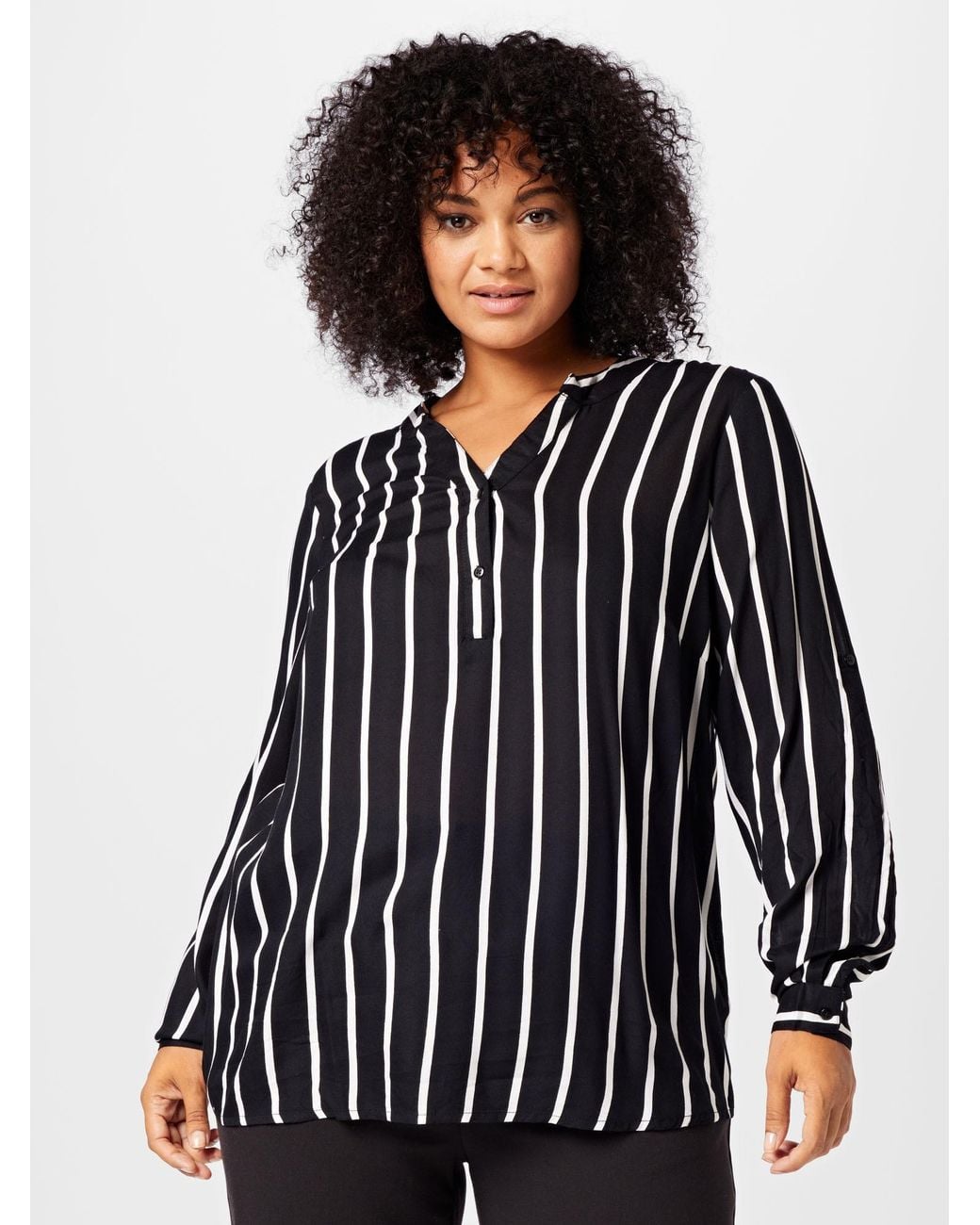 Kaffe Black Bluse Sida