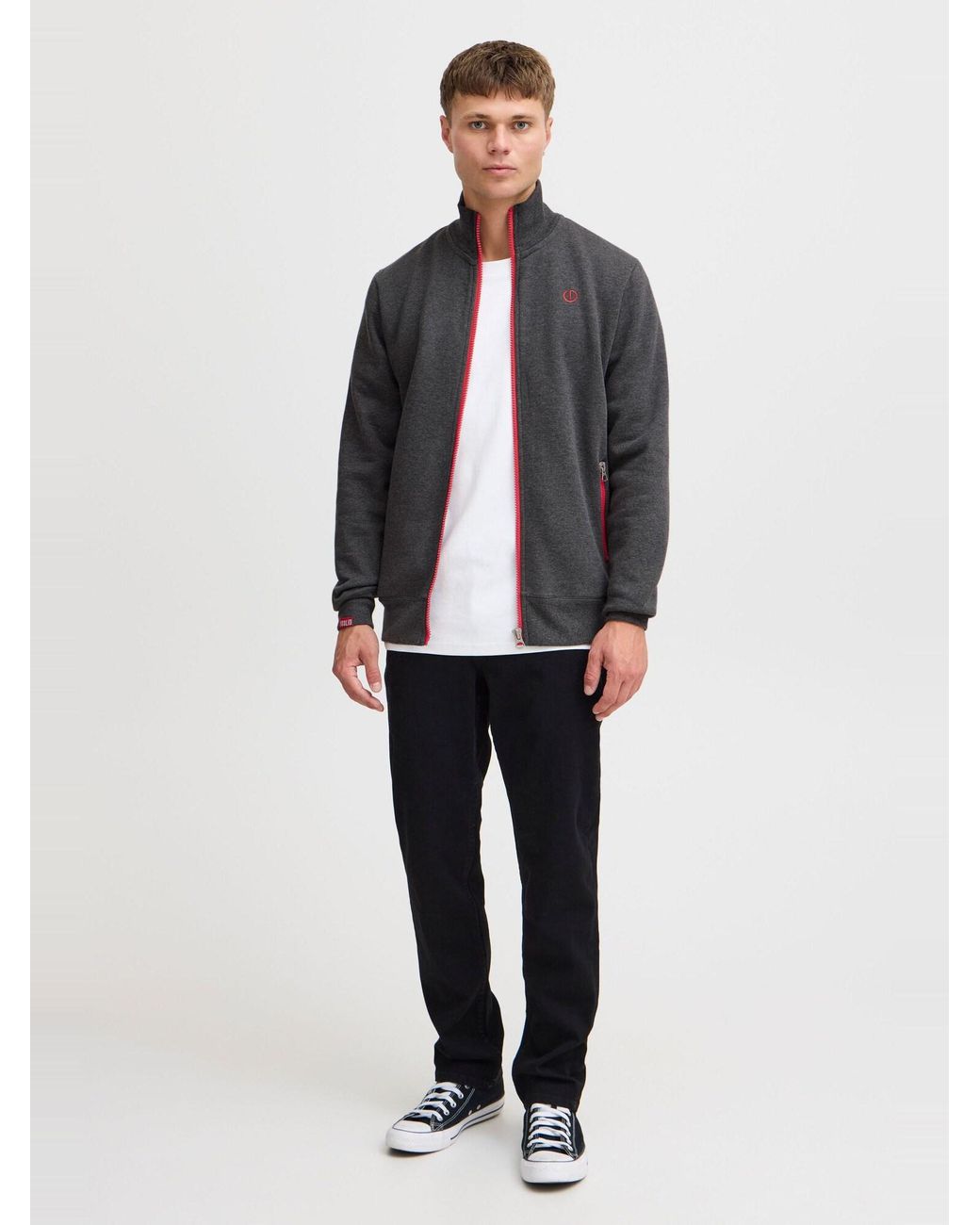 Solid Sweatjacke Benn in Gray für Herren