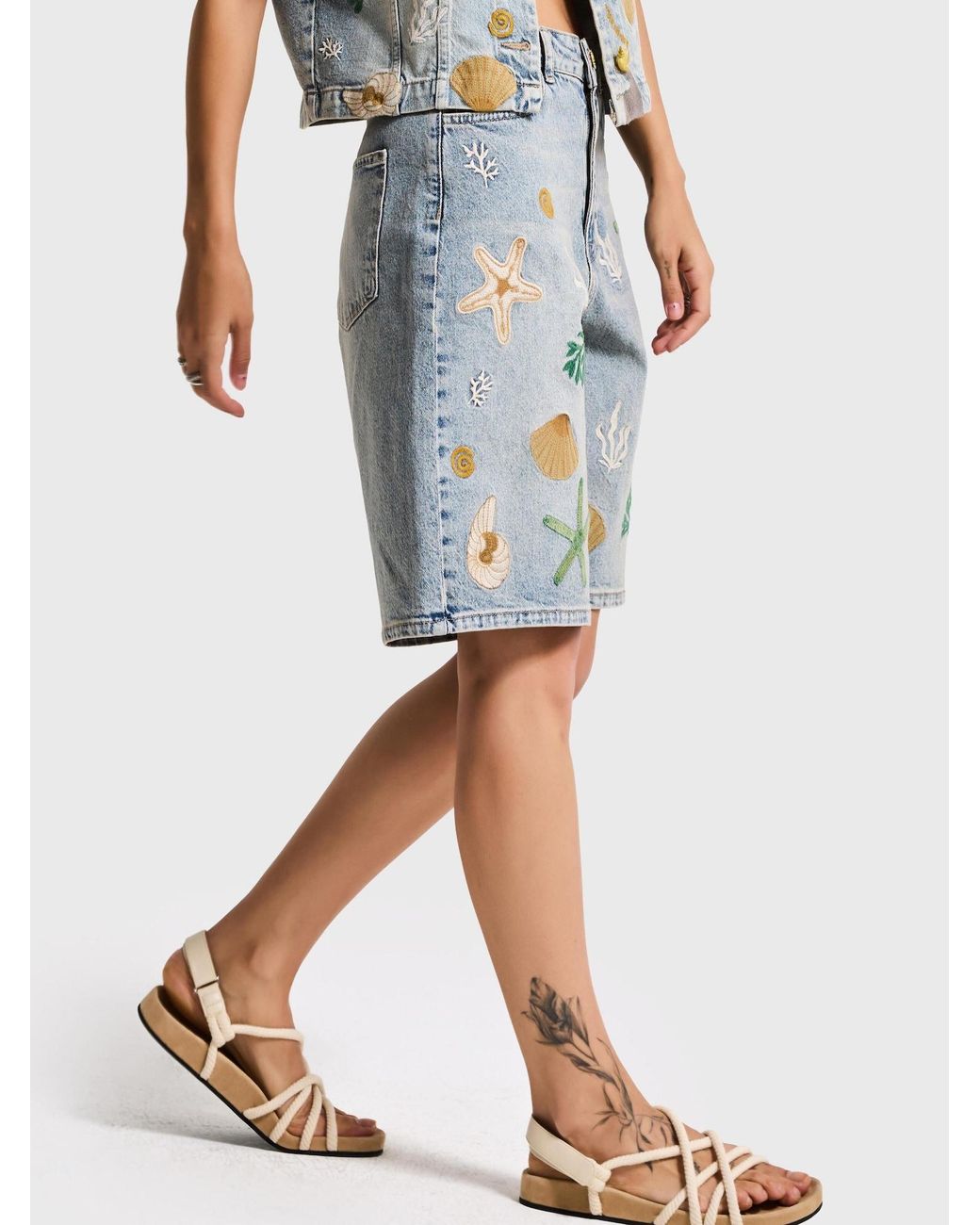 its basic Blue Its Basic Jeans Bermuda Denim Short