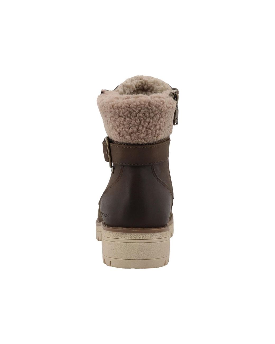 Tom Tailor Brown Schnürstiefelette