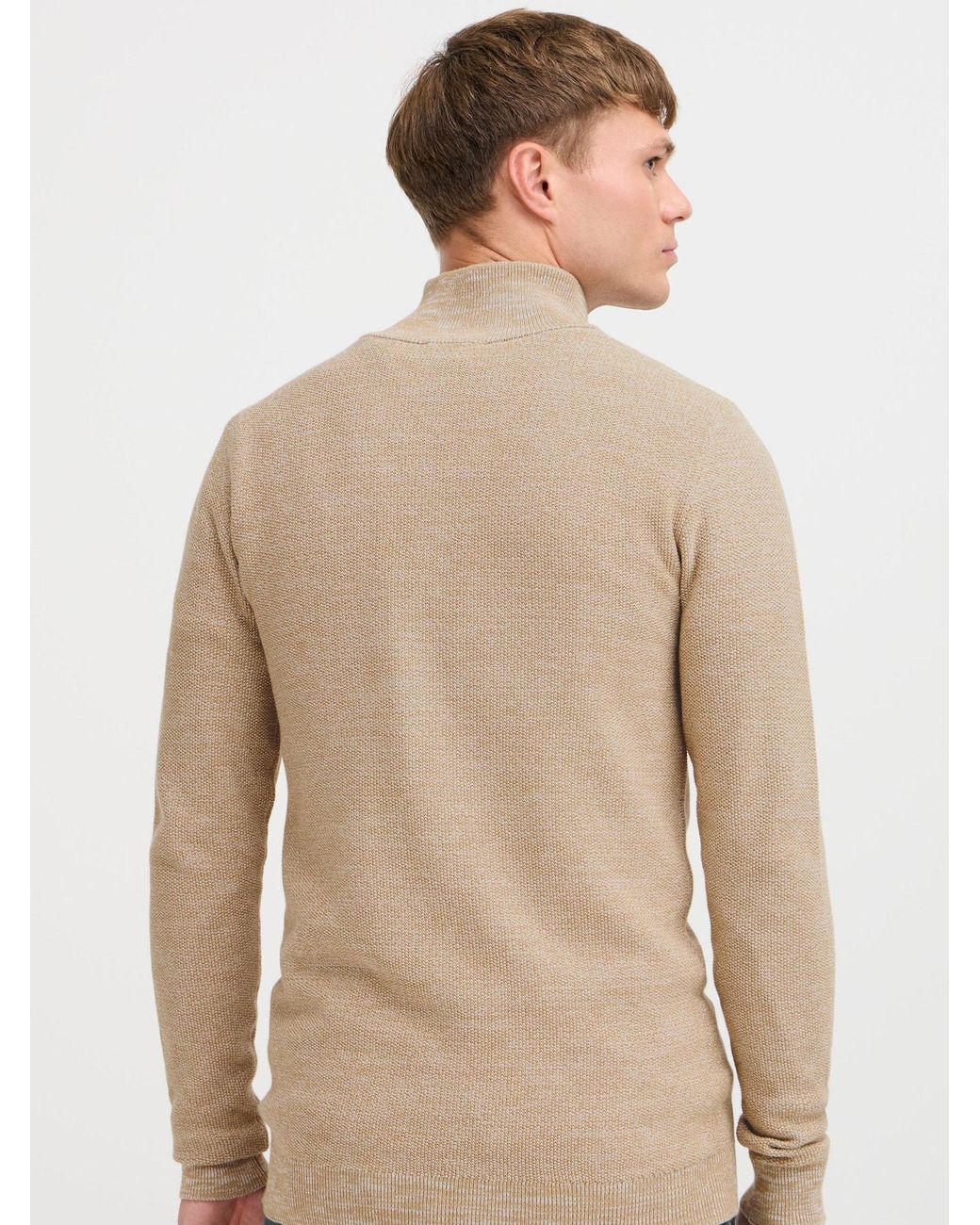 INDICODE Pullover Jador in Natural für Herren