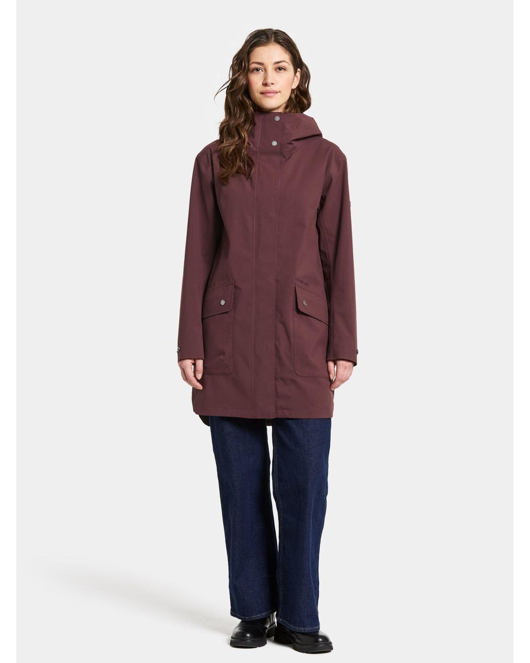 Didriksons Purple Übergangsparka Gwen