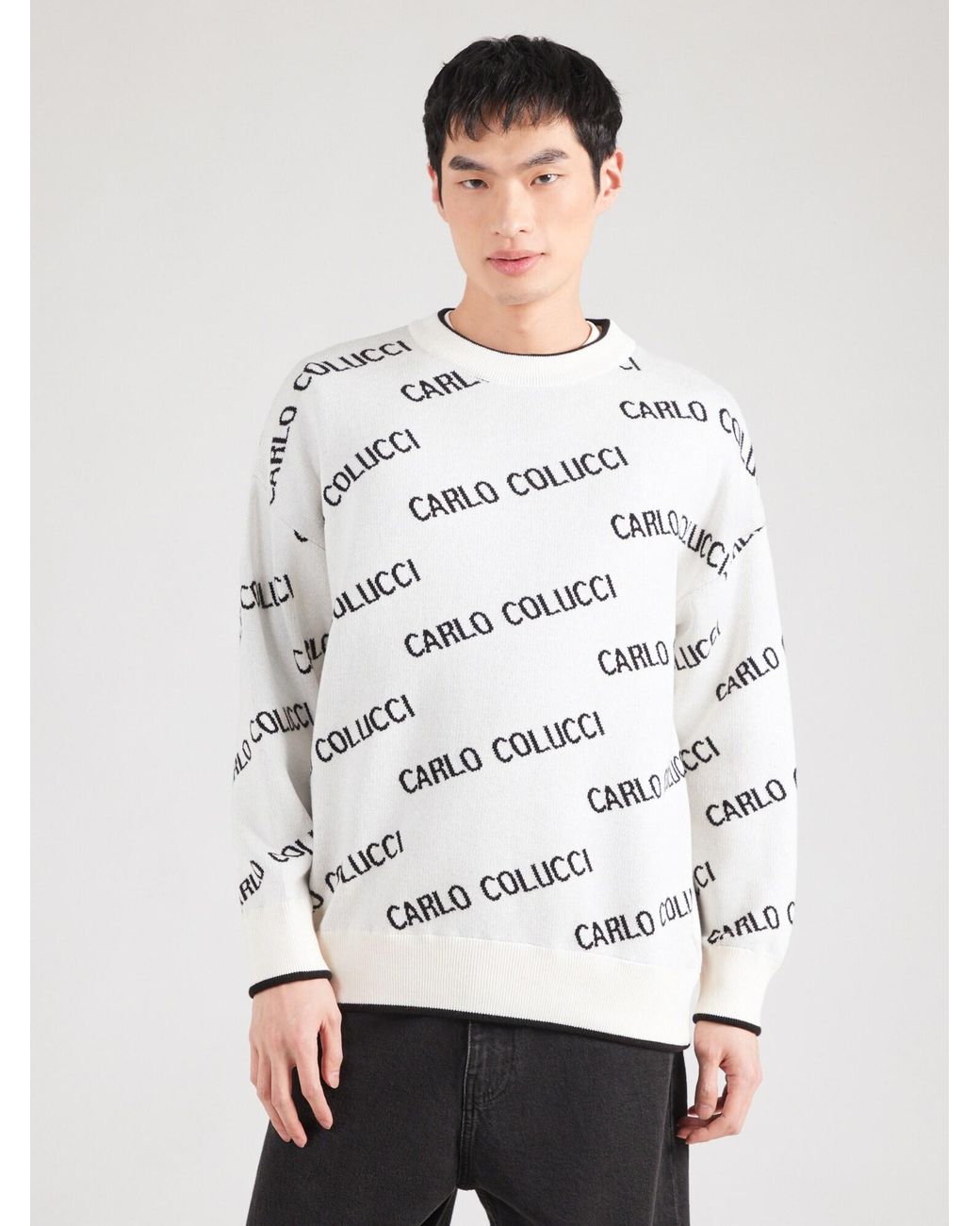 carlo colucci Pullover in Gray für Herren