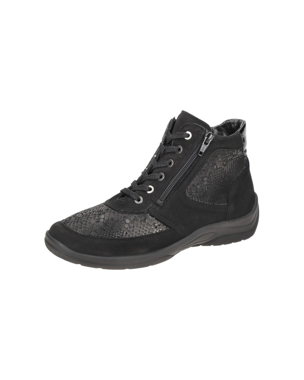 Waldläufer Black Boots Hesna Stiefelette Orthotritt H-Weite
