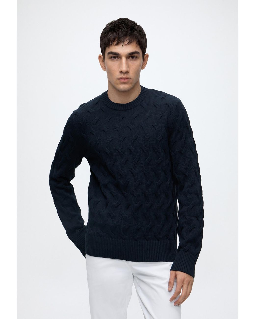 SELECTED Pullover Slmcarlos in Blue für Herren