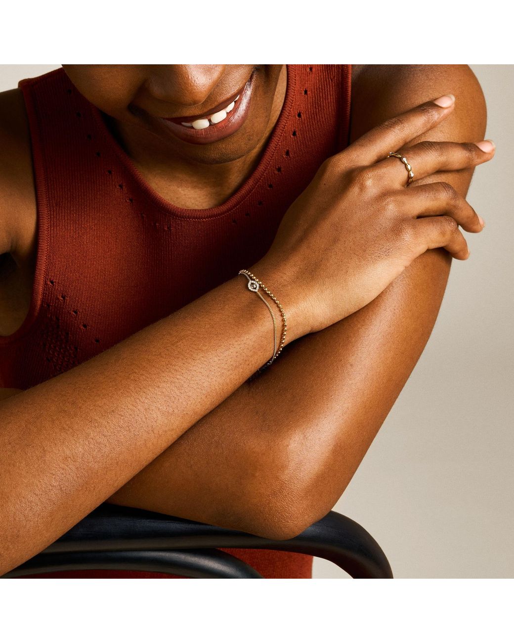 Fossil Black Armband Sutton