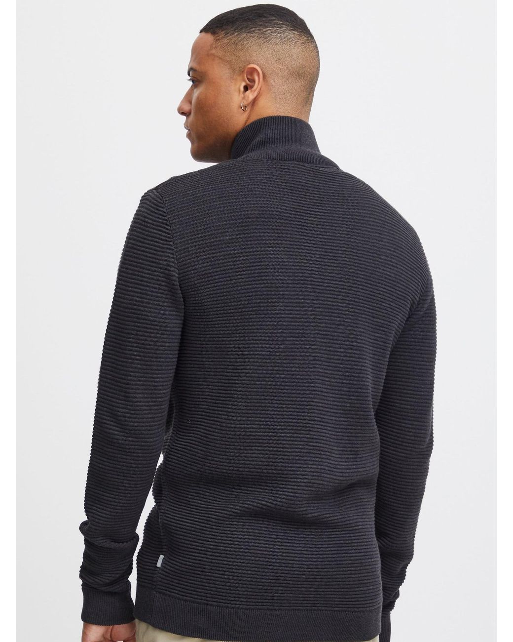 Solid Strickjacke Nicklas in Black für Herren