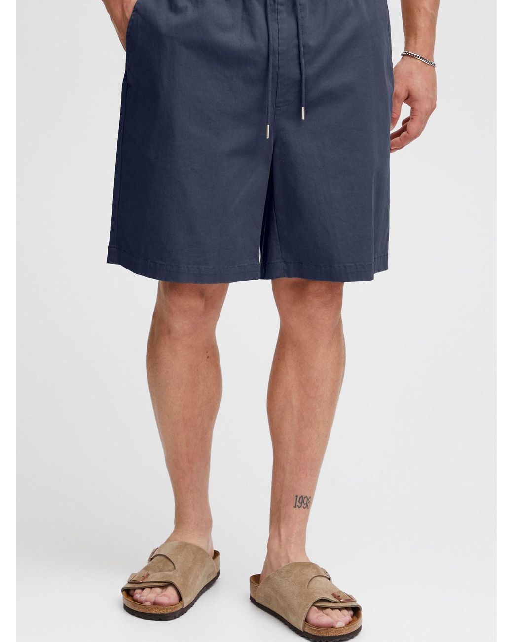 Solid Chinohose Joe in Blue für Herren
