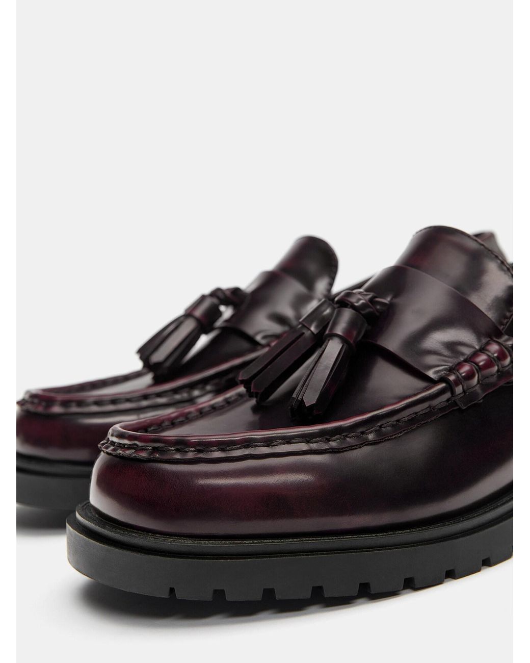 Pull&Bear Mokassin in Black für Herren