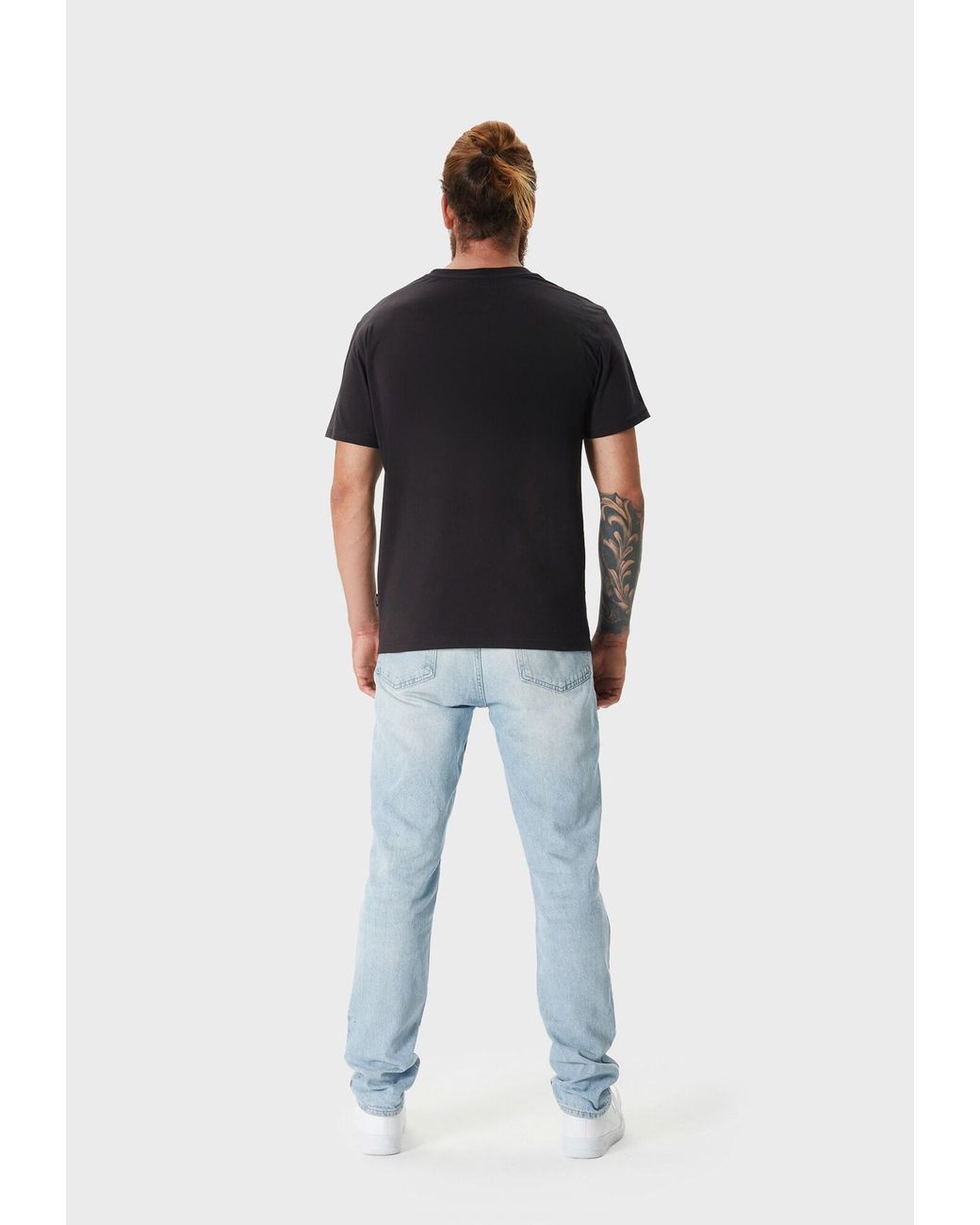 Oldskull T-Shirt Plain Basic in Black für Herren