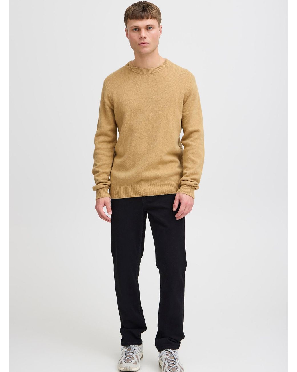 Solid Pullover Sd Dyllon in Natural für Herren