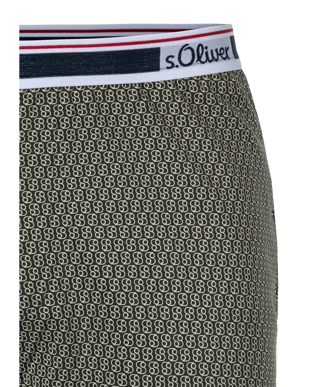 S.oliver Pyjamashorts in Gray für Herren