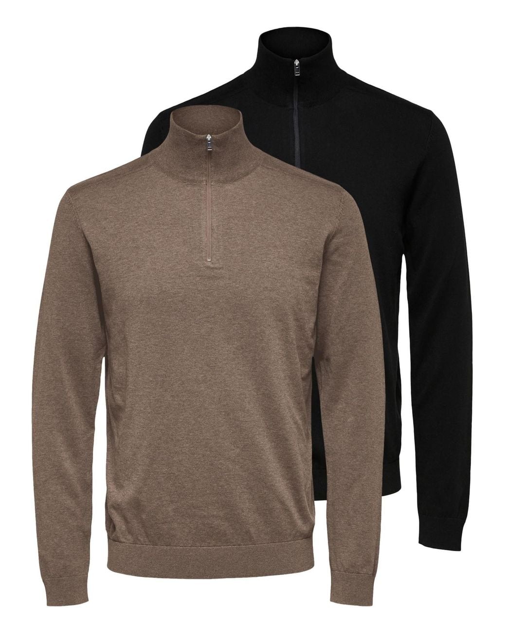 SELECTED Pullover Berg in Brown für Herren