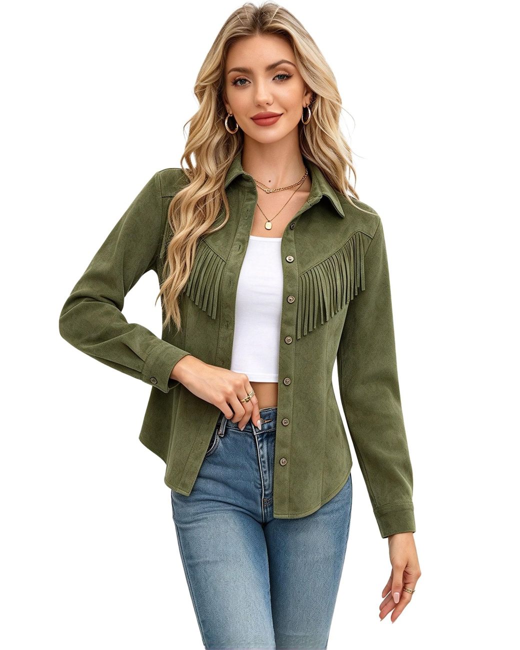 KoJooin Green Bluse