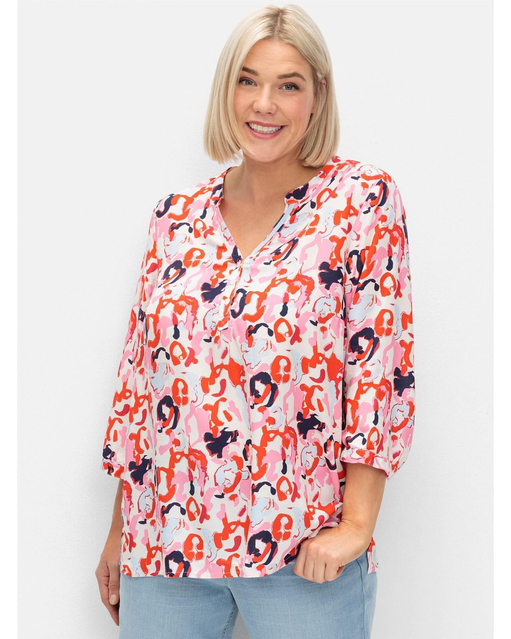Sheego Blue Bluse