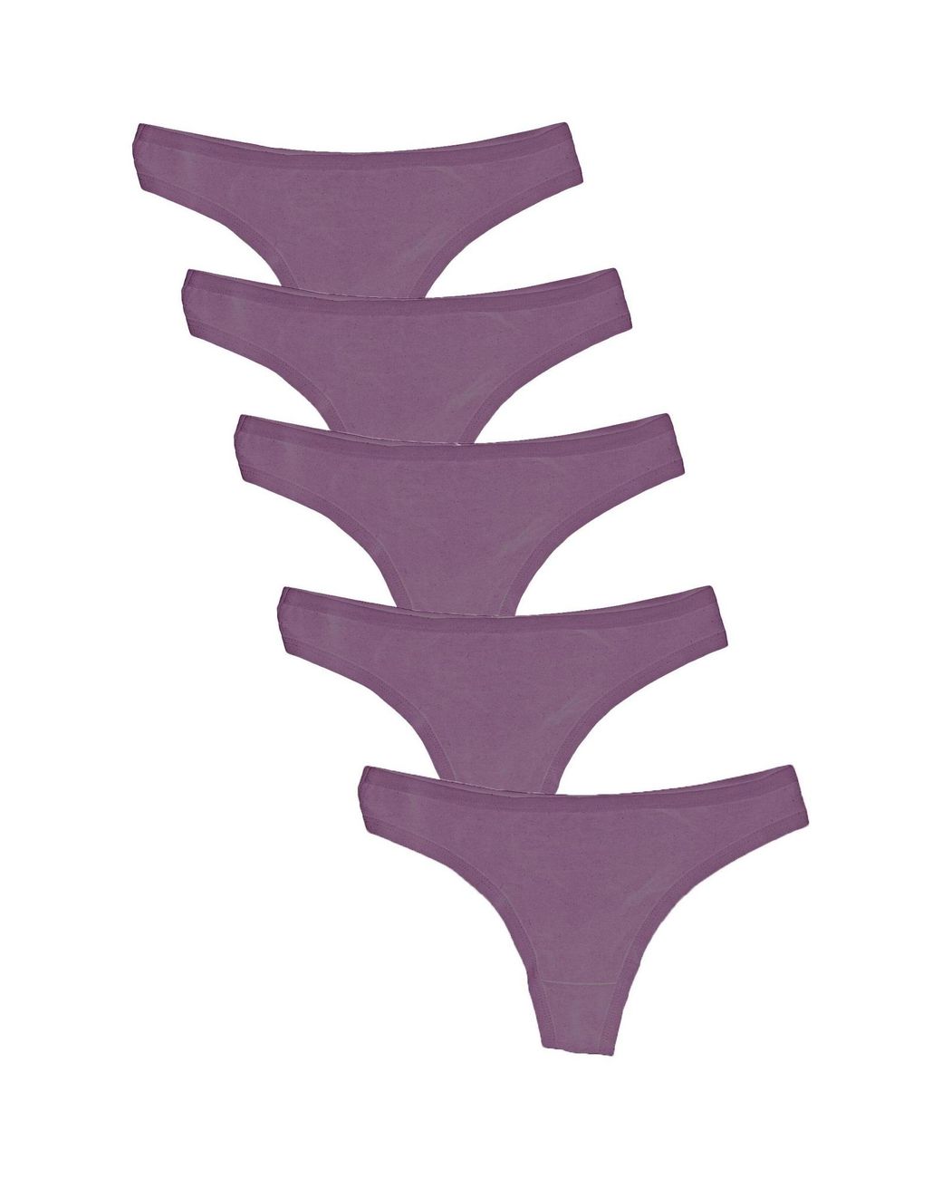 MAXTED Purple String Basic Max String Tanga 5Er Pack