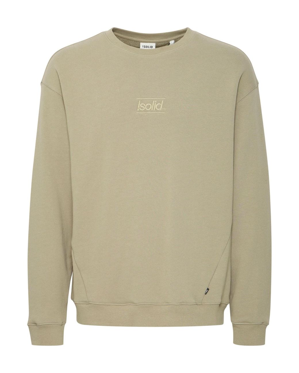 Solid Sweatshirt Moris in Natural für Herren